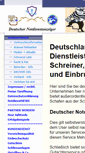 Mobile Screenshot of notdienstanzeiger.de